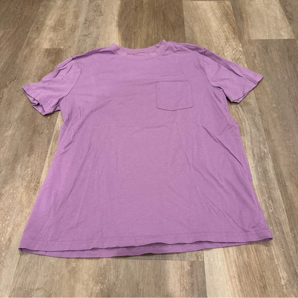 GAP Purple Crew Neck Pocket Tee